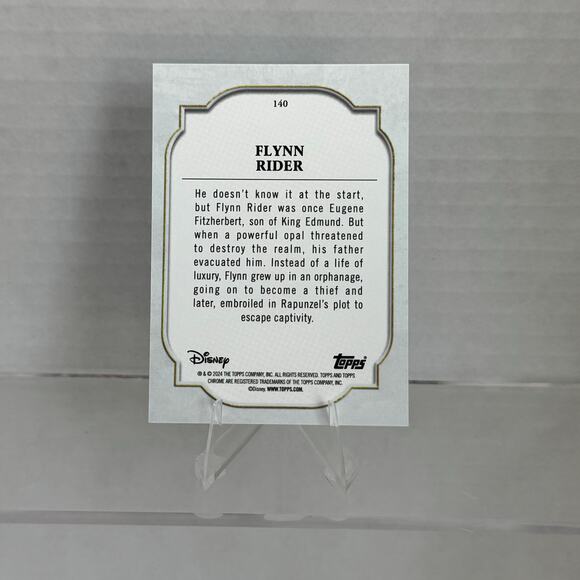 Disney Topps Chrome Sapphire 2024 Flynn Rider #140 Rapunzel Tangled - Picture 4 of 4